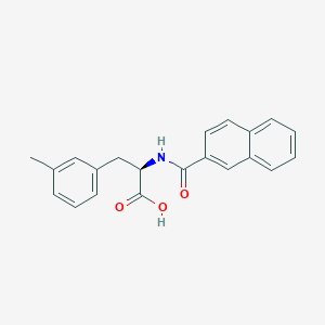 molecular formula C21H19NO3 B10838557 (R)-2-(2-naphthamido)-3-m-tolylpropanoic acid 