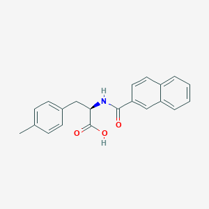 molecular formula C21H19NO3 B10838559 (R)-2-(2-naphthamido)-3-p-tolylpropanoic acid 