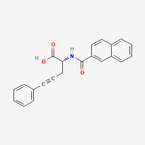 (R)-2-(2-naphthamido)-5-phenylpent-4-ynoic acid