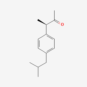 molecular formula C14H20O B10838581 (R)-3-(4-Isobutyl-phenyl)-butan-2-one 