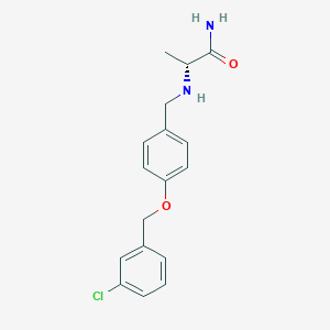 (R)-N2-{4-[(3-chlorobenzyl)oxy]benzyl}alaninamide