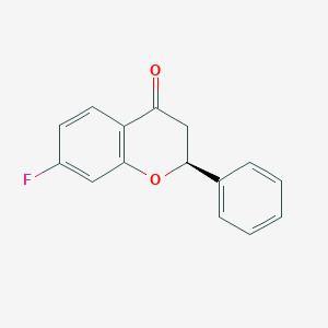 (S)(+)-7-fluoro-2-phenylchroman-4-one