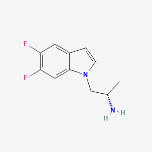 (S)-1-(5,6-difluoro-1H-indol-1-yl)propan-2-amine