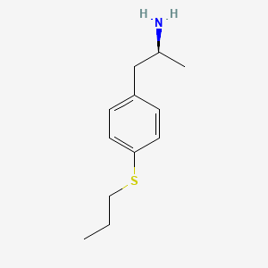 molecular formula C12H19NS B10838693 (S)-2-amino-1-(4-propylthiophenyl)-propane 