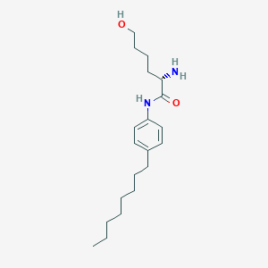 (S)-2-amino-6-hydroxy-N-(4-octylphenyl)hexanamide