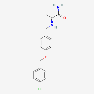 (S)-N2-{4-[(4-chlorobenzyl)oxy]benzyl}alaninamide