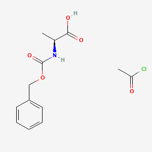 molecular formula C13H16ClNO5 B10838761 (S)-benzyl 4-chloro-3-oxobutan-2-ylcarbamate 