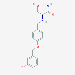 (S)-N2-{4-[(3-fluorobenzyl)oxy]benzyl}serinamide