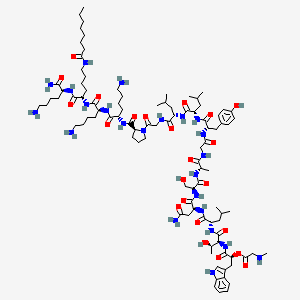 (Sar)WTLNSAGYLLGPKK(Lys-octanoyl)K