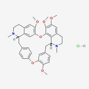 molecular formula C38H43ClN2O6 B10838781 (S,R)-isotetrandrine hydrochloride 