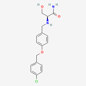 (S)-N2-{4-[(4-chlorobenzyl)oxy]benzyl}serinamide