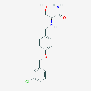 (S)-N2-{4-[(3-chlorobenzyl)oxy]benzyl}serinamide