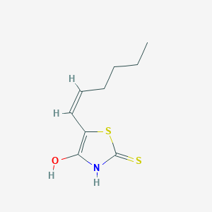 (Z)-5-Hexylidene-2-thioxothiazolidin-4-one