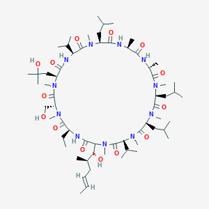 [(D)MeSer]3-[(40-OH) MeLeu]4-Cyclosporin A