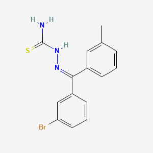 [(3-Bromophenyl)-m-tolyl-ketone]thiosemicarbazone