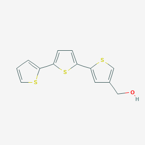 [5-(5-thiophen-2-ylthiophen-2-yl)thiophen-3-yl]methanol