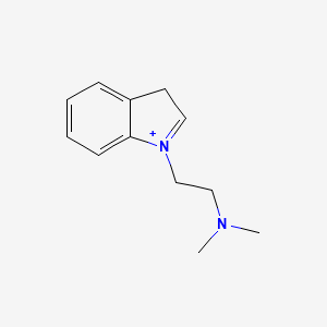 molecular formula C12H17N2+ B10838908 [2-(3H-Indol-1-yl)-ethyl]-dimethyl-amine 