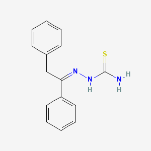 [(Z)-1,2-diphenylethylideneamino]thiourea