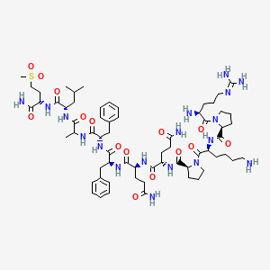 molecular formula C64H100N18O15S B10839066 [Sar9,Met(O2)11]-SP 