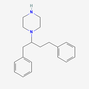 1-(1,4-Diphenylbutan-2-yl)piperazine