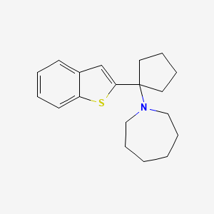 1-(1-Benzo[b]thiophen-2-yl-cyclopentyl)-azepane