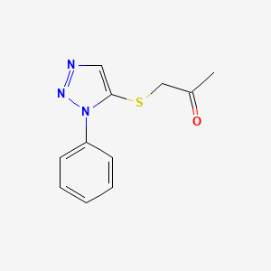 1-(1-phenyl-1H-tetrazol-5-ylthio)propan-2-one