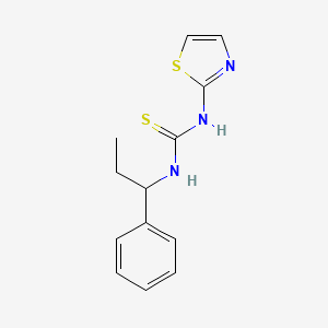 1-(1-Phenyl-propyl)-3-thiazol-2-yl-thiourea