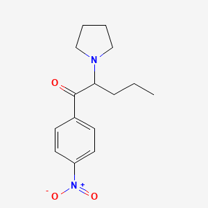 1-(4-Nitrophenyl)-2-pyrrolidin-1-yl-pentan-1-one