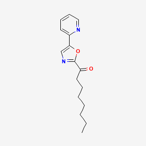 1-(5-(Pyridin-2-yl)oxazol-2-yl)octan-1-one