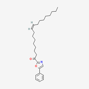 molecular formula C27H39NO2 B10839602 1-(5-Phenyloxazol-2-yl)octadec-9-en-1-one 