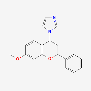 1-(7-Methoxy-2-phenyl-chroman-4-yl)-1H-imidazole