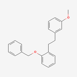 molecular formula C22H22O2 B10839625 1-(Benzyloxy)-2-[2-(3-methoxyphenyl)ethyl]benzene 