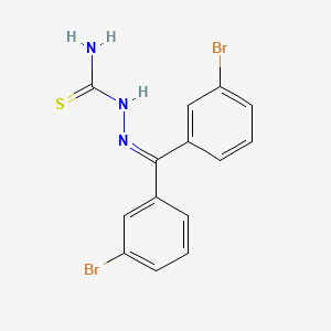 molecular formula C14H11Br2N3S B10839640 1-(Bis(3-bromophenyl)methylene)thiosemicarbazide 