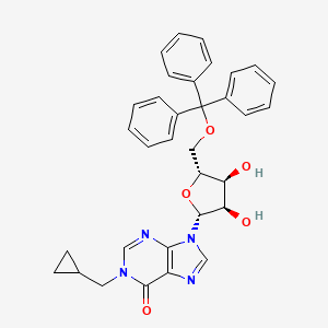 1-(cyclopropyl)methyl-5''-O-tritylinosine