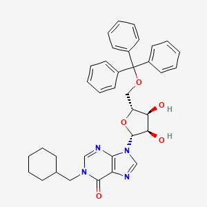 1-(cyclohexyl)methyl-5''-O-tritylinosine