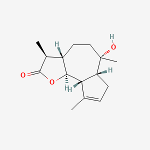 molecular formula C15H22O3 B10839964 11beta,13-Dihydro-10-epi-8-deoxycumam-brin B 