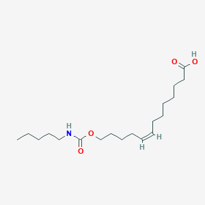 molecular formula C19H35NO4 B10840021 13-(n-Pentylcarbamoyloxy)tridec-8(Z)-enoic acid 