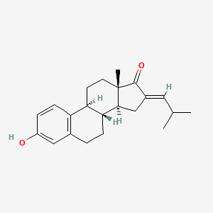 molecular formula C22H28O2 B10840054 16-Isobutylidene-estrone 