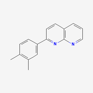 molecular formula C16H14N2 B10840134 2-(3,4-Dimethylphenyl)-1,8-naphthyridine 