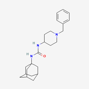 molecular formula C23H33N3O B10840151 1-Adamantan-1-yl-3-(1-benzyl-piperidin-4-yl)-urea 