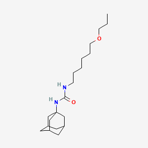 molecular formula C20H36N2O2 B10840164 1-Adamantan-1-yl-3-(6-propyloxyhexyl)urea 