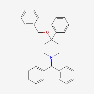 molecular formula C31H31NO B10840227 1-Benzhydryl-4-(benzyloxy)-4-phenylpiperidine 