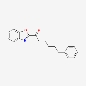 molecular formula C19H19NO2 B10840258 1-Benzooxazol-2-yl-6-phenyl-hexan-1-one 