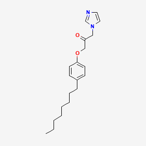 1-Imidazol-1-yl-3-(4-octylphenoxy)propan-2-one