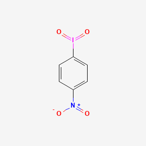 molecular formula C6H4INO4 B10840383 1-Iodyl-4-nitro-benzene 