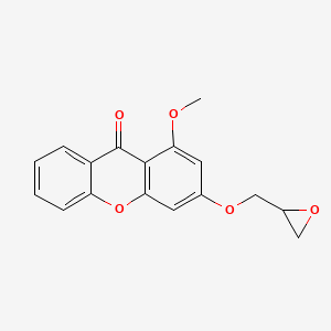 1-Methoxy-3-(oxiran-2-ylmethoxy)-9H-xanthen-9-one