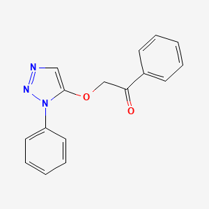 1-phenyl-2-(1-phenyl-1H-tetrazol-5-yloxy)ethanone