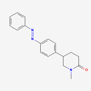 1-Methyl-5-(4-phenylazo-phenyl)-piperidin-2-one