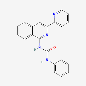 1-Phenyl-3-(3-(pyridin-2-yl)isoquinolin-1-yl)urea