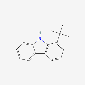 molecular formula C16H17N B10840508 1-tert-butyl-9H-carbazole 